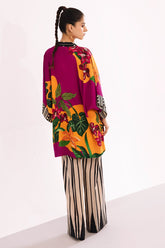 2-PC Raw-Silk Shirt with Trsouser CPM-3-247